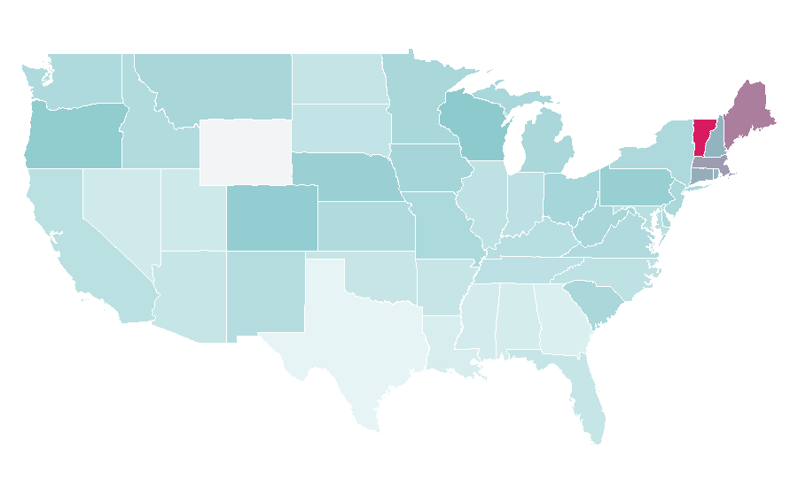 Affinity by region — Graham Nash, United States