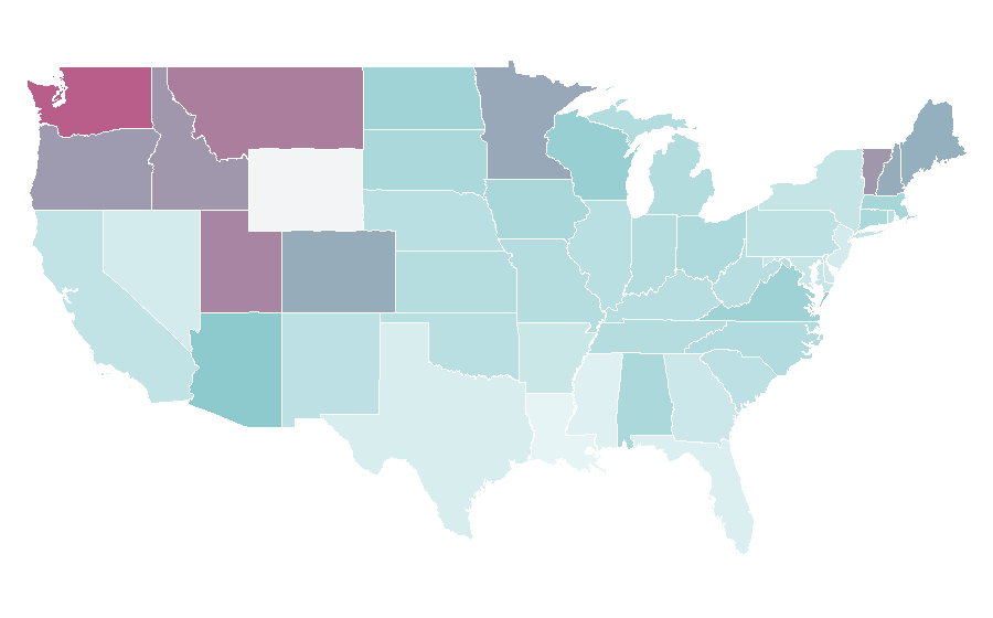 Affinity by region — Grand Tour (cycling), United States