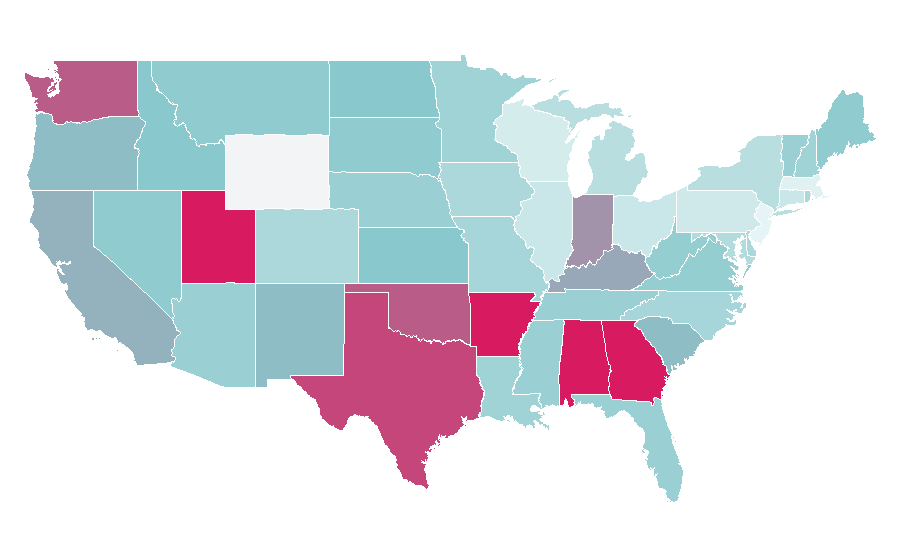 Affinity by region — Graphics tablet, United States