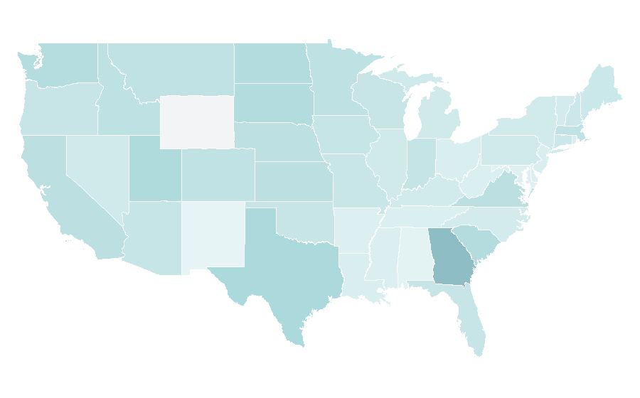 Affinity by region — Great Barrier Reef, United States