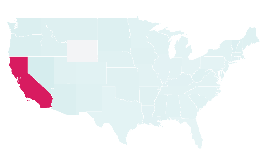 Affinity by region — Greater Los Angeles Area, United States