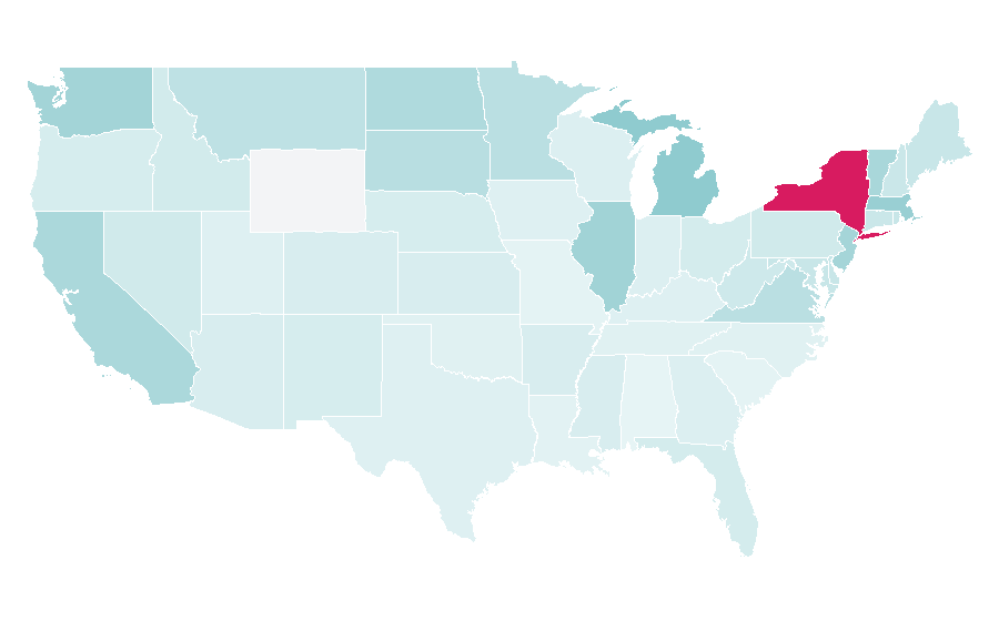 Affinity by region — Greater Toronto Area, United States