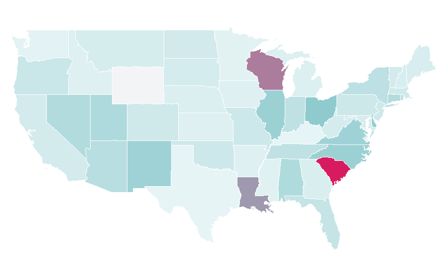 Affinity by region — Greek festival, United States