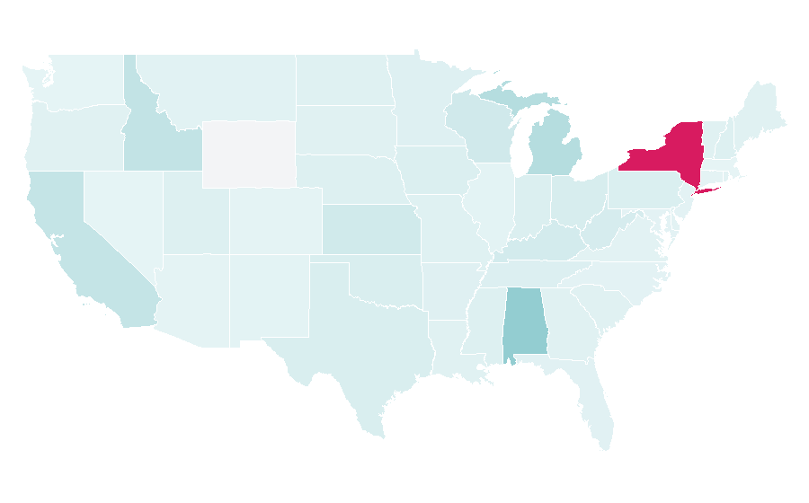 Affinity by region — Green Acres, United States