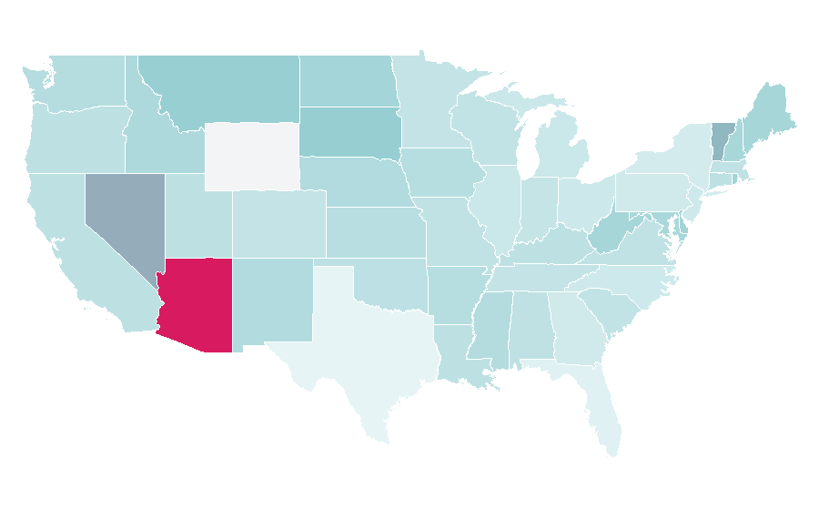 Affinity by region — Green America, United States