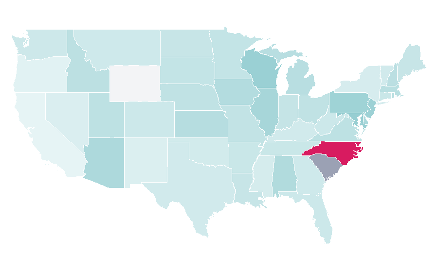 Affinity by region — Greg Olsen (American football), United States