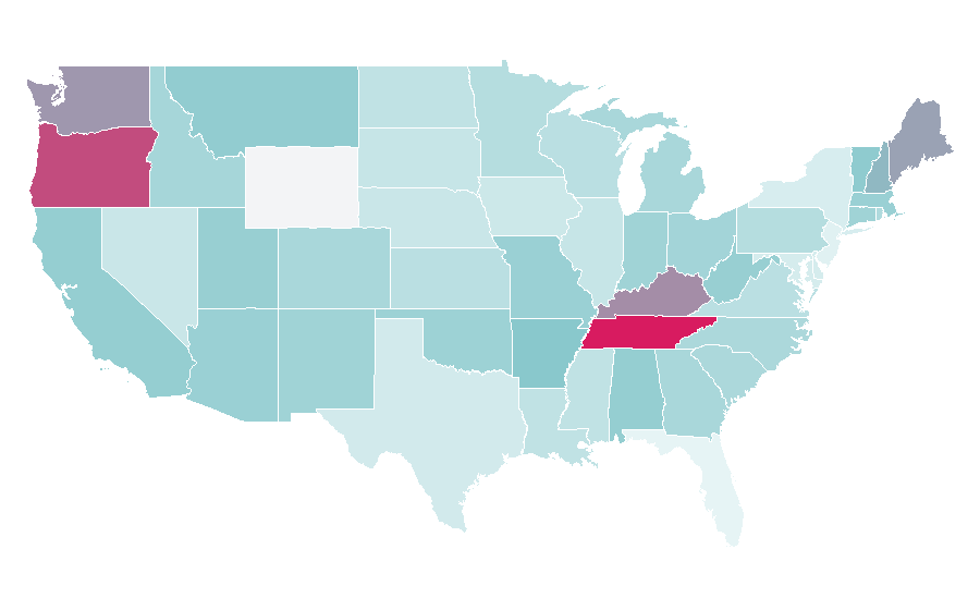 Affinity by region — Gretsch, United States
