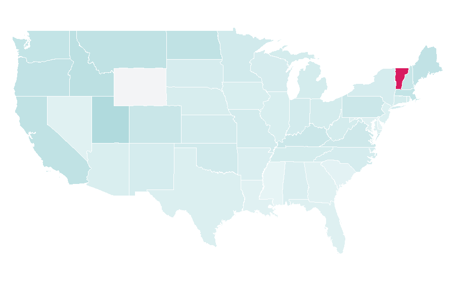 Affinity by region — Grigori Rasputin, United States