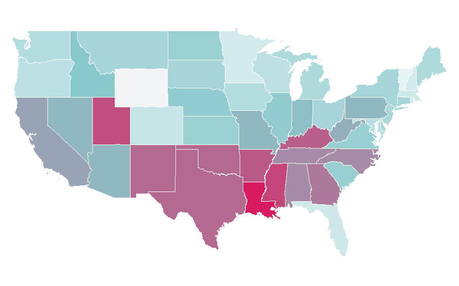Affinity by region — Grim Reaper, United States