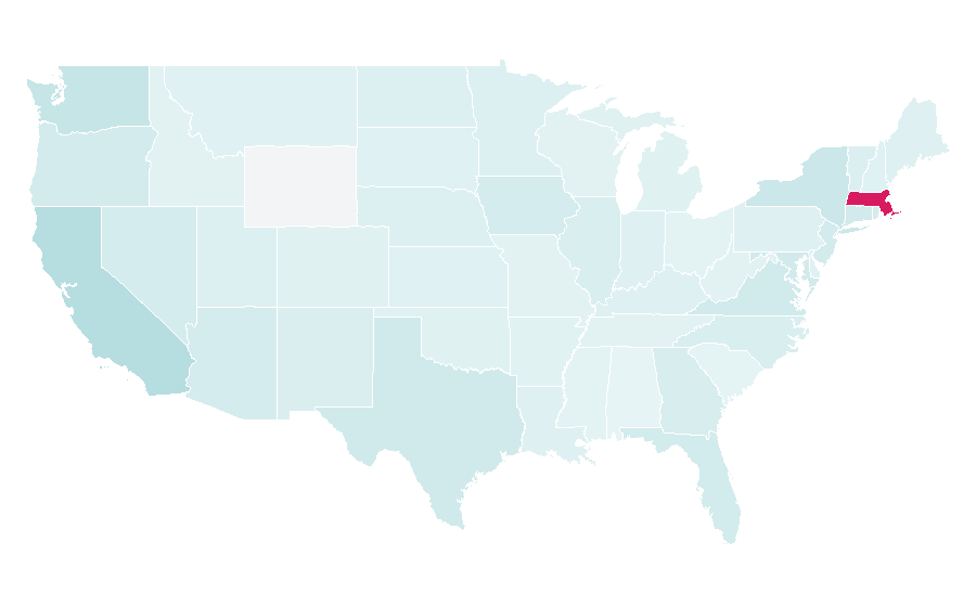 Affinity by region — Grime (music), United States