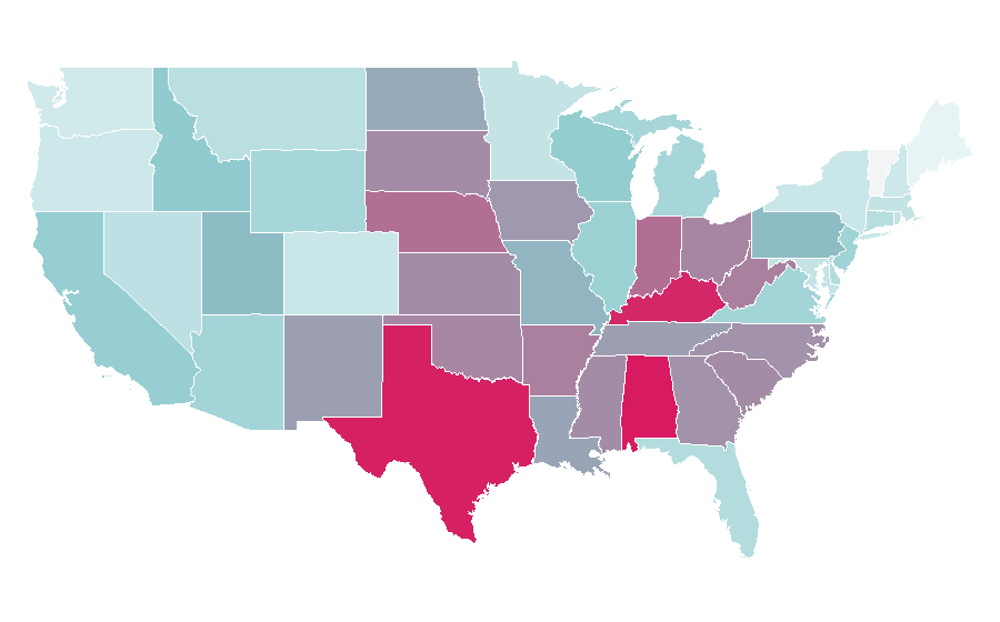 Affinity by region — Grinch, United States