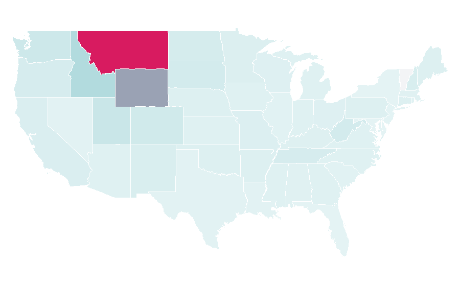 Affinity by region — Grizzly Bear (band), United States