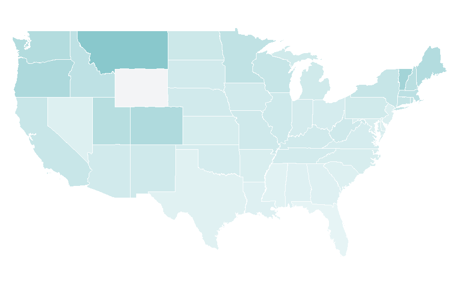 Affinity by region — Grizzly Man, United States