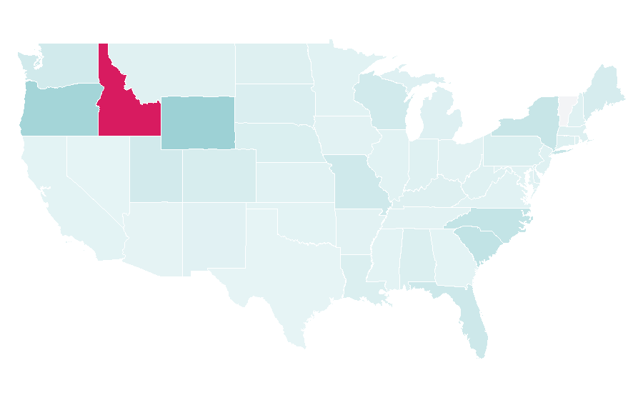 Affinity by region — Grover, United States