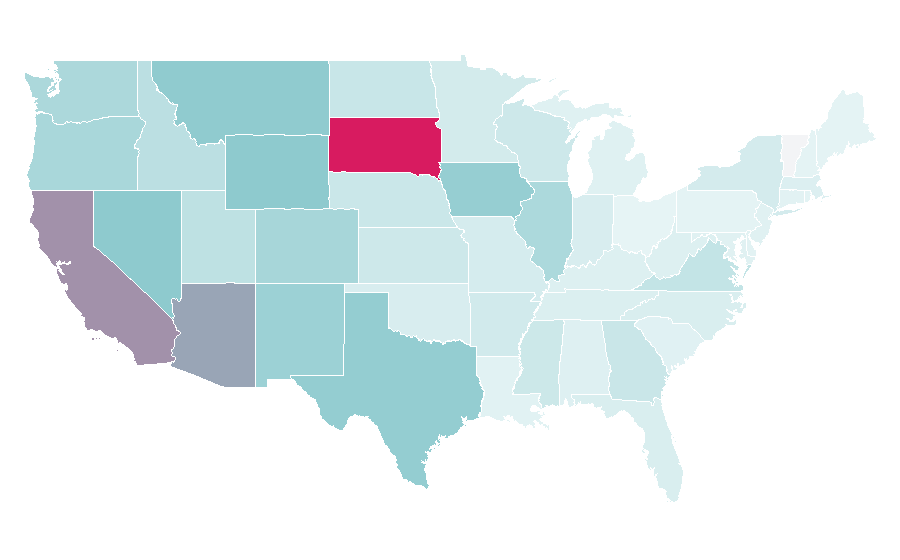 Affinity by region — Guadalajara, United States