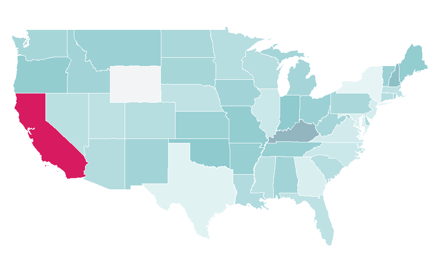 Affinity by region — Guitar solo, United States