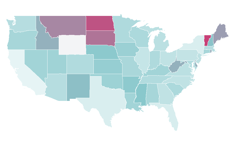 Affinity by region — Gypsy style, United States