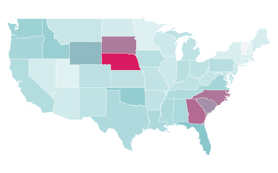 Affinity by region — Habitat (retailer), United States