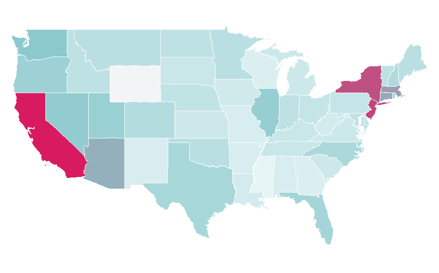 Affinity by region — Hailey Baldwin, United States