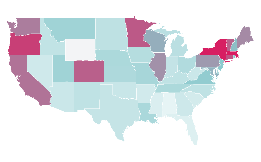 Affinity by region — Haim (band), United States