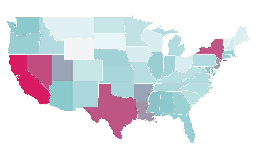 Affinity by region — Hair Accessories, United States