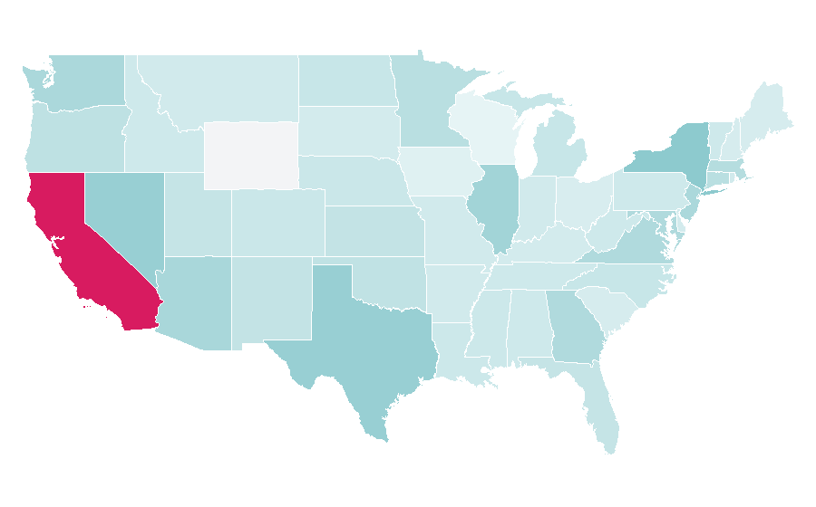 Affinity by region — Hair roller, United States