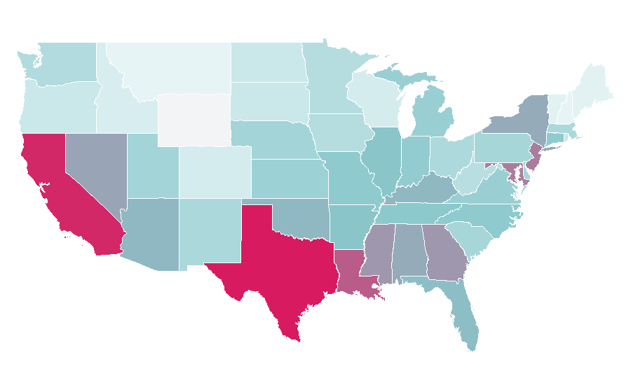 Affinity by region — Hair spray, United States
