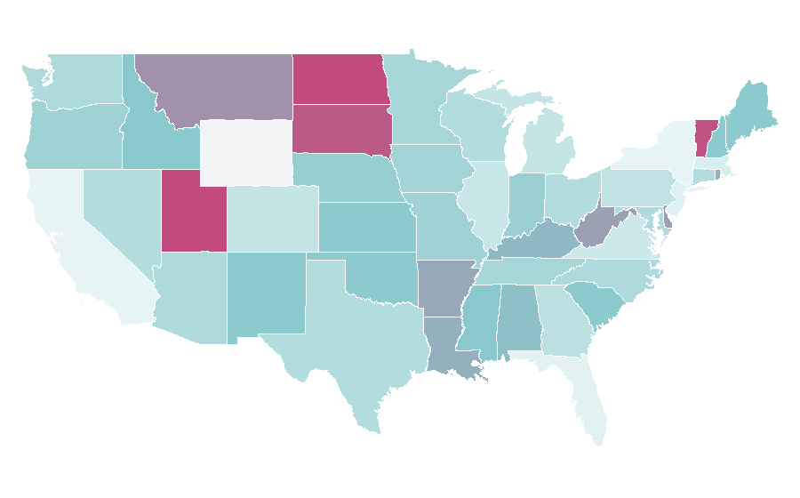 Affinity by region — Hair tutorials, United States