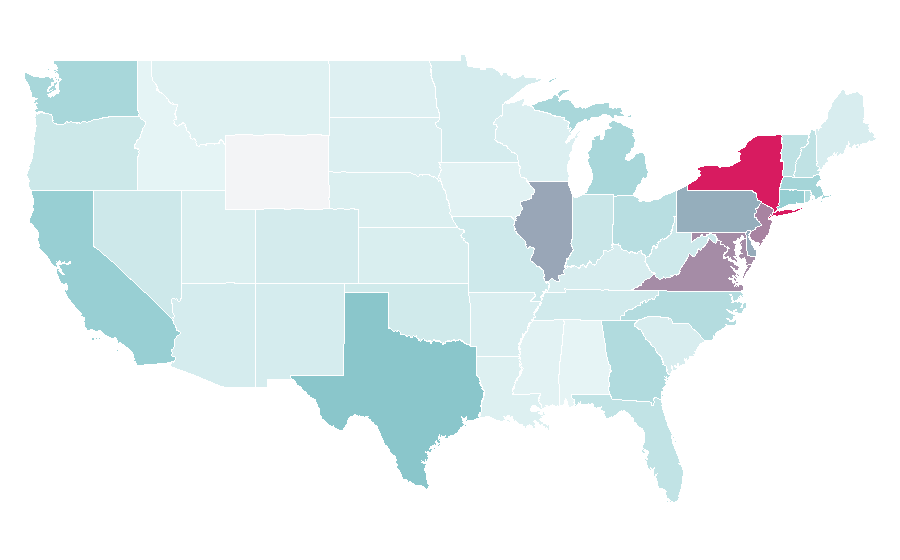 Affinity by region — Halal, United States