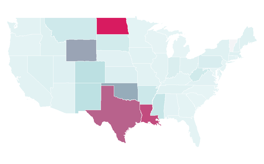 Affinity by region — Halliburton, United States