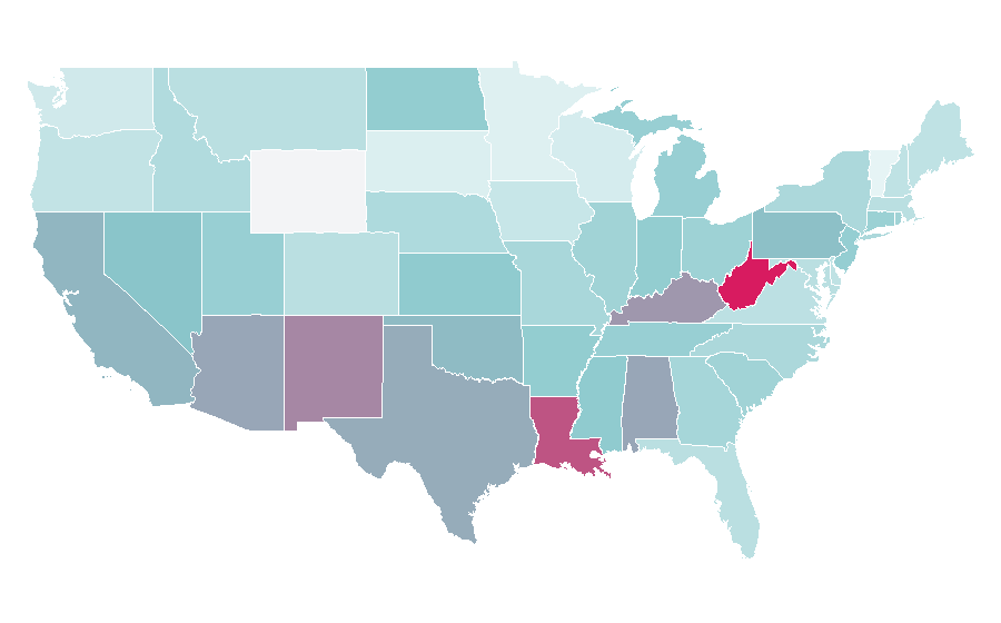 Affinity by region — Halloween costume, United States