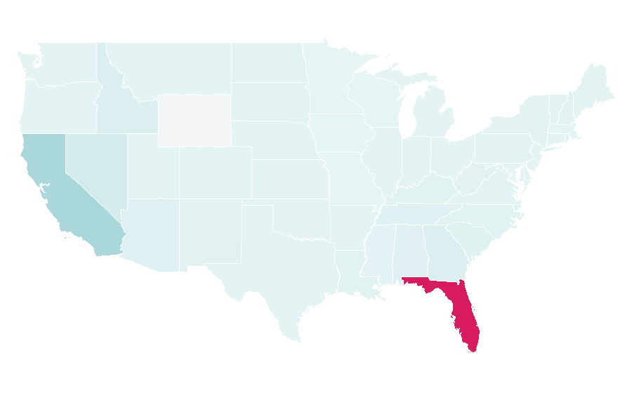 Affinity by region — Halloween Horror Nights, United States