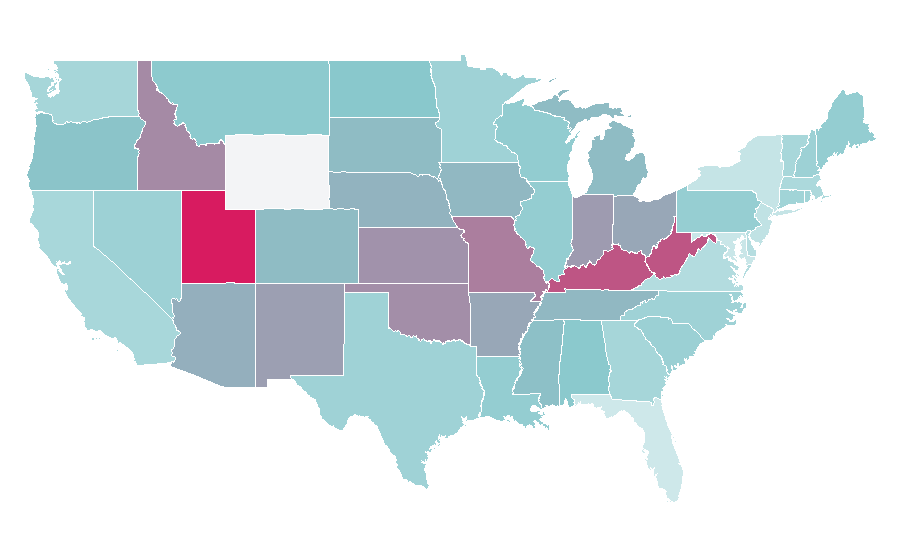 Affinity by region — Halloweenmovies, United States