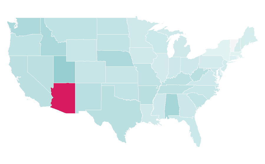 Affinity by region — Halo (series), United States