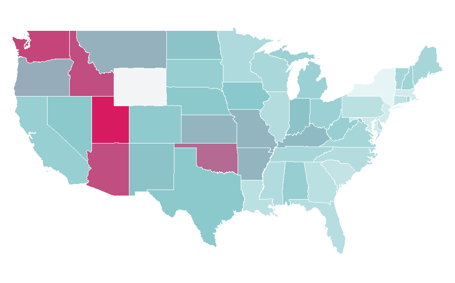 Affinity by region — Halo Wars, United States
