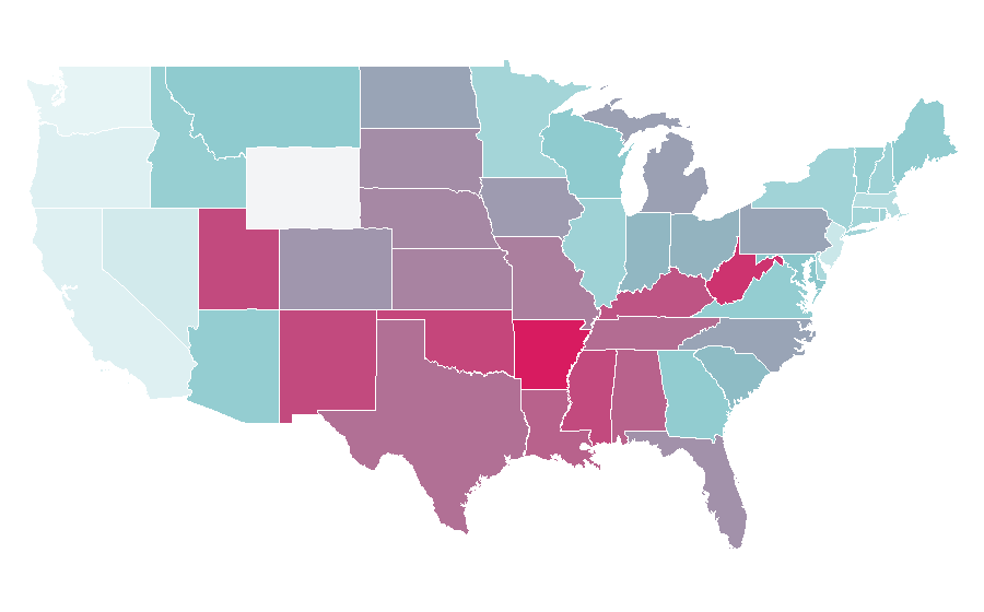 Affinity by region — Hammer drill, United States