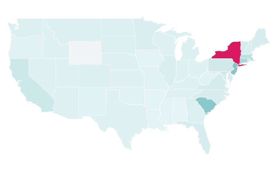 Affinity by region — Hamptons (magazine), United States