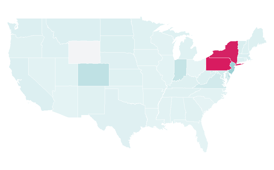Affinity by region — Han dynasty, United States