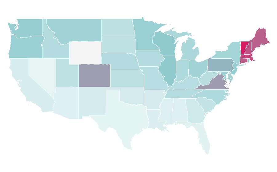 Affinity by region — Handmade Gifts, United States
