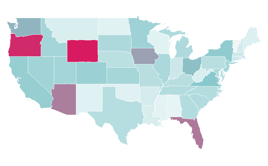 Affinity by region — Handyman, United States