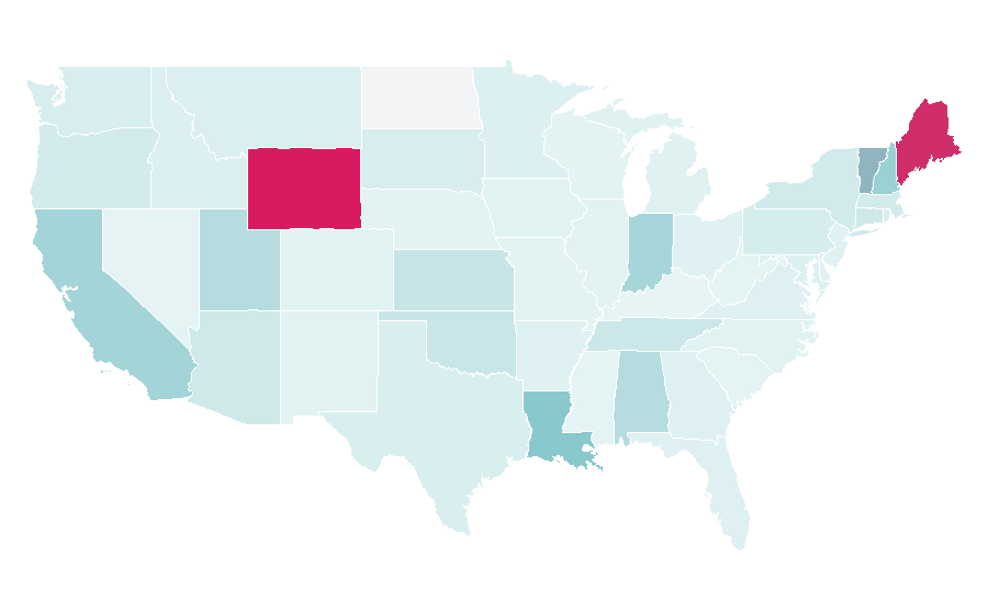 Affinity by region — Hanna, United States