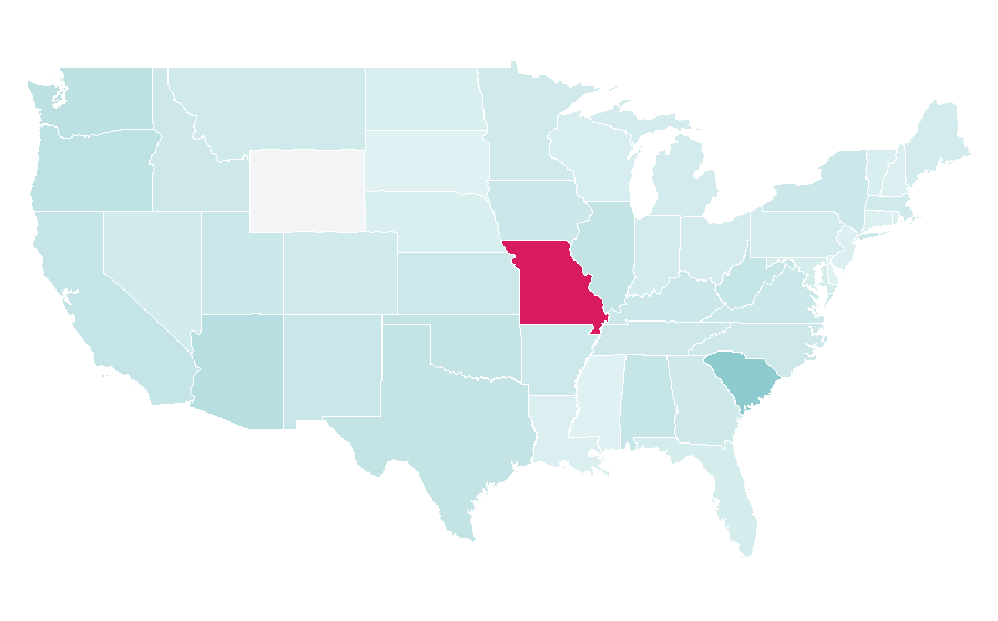 Affinity by region — Hannibal (film), United States