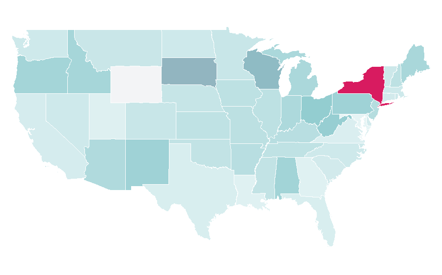 Affinity by region — Happy Days, United States
