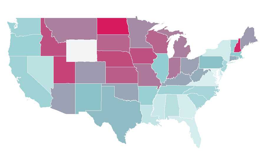 Affinity by region — Happy Gilmore, United States