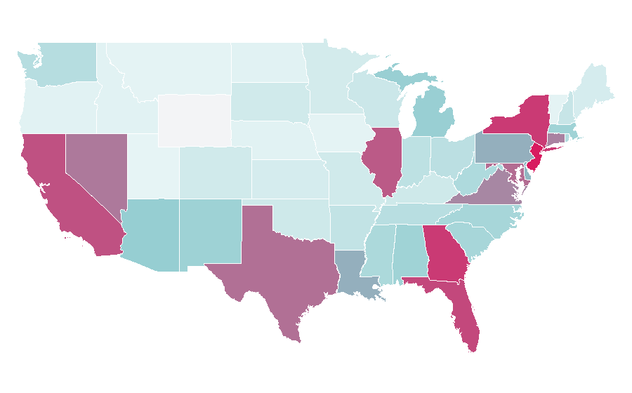 Affinity by region — Happy New Year (2014 film), United States