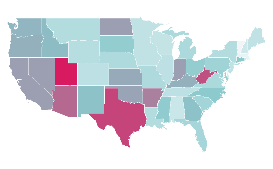 Affinity by region — Happy Tree Friends, United States