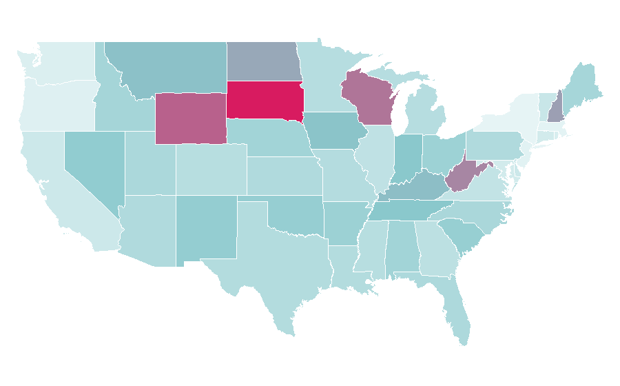 Afinidad por región — Harley-Davidson, Estados Unidos