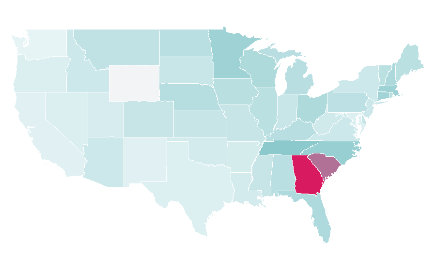 Affinity by region — Harris English, United States
