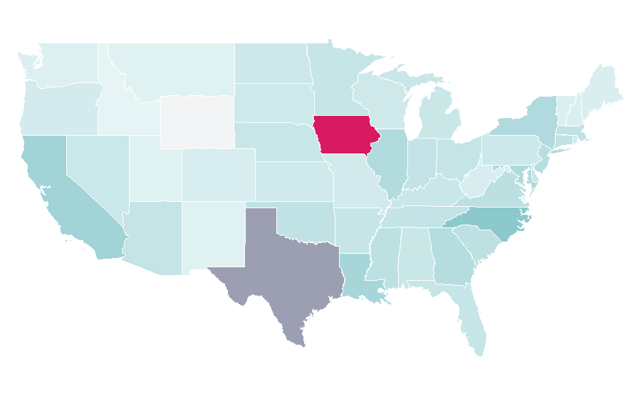 Affinity by region — Harrison Barnes, United States