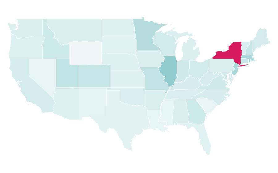 Affinity by region — Harry Potter and the Cursed Child, United States